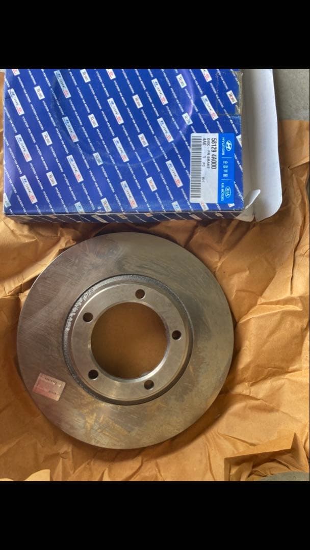 JB490S ヒュンダイキャンピングカー　　ブレーキパッド　ディスクローター2枚