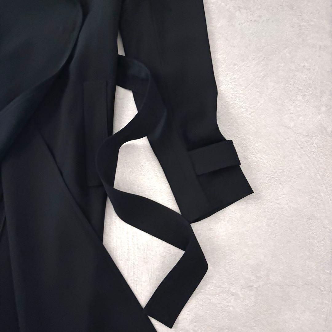 極美品 Theory OAKLANE WS ラップデザイン トレンチコート P