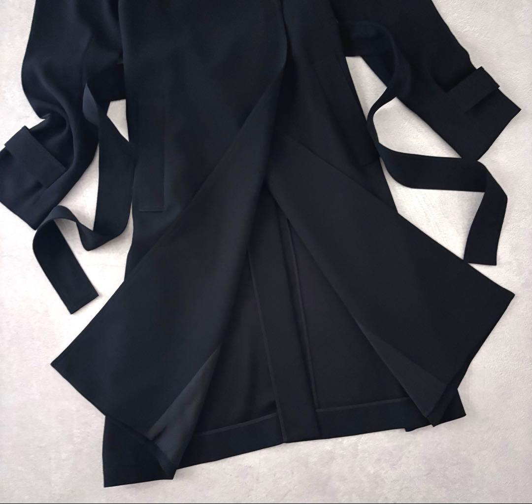 極美品 Theory OAKLANE WS ラップデザイン トレンチコート P