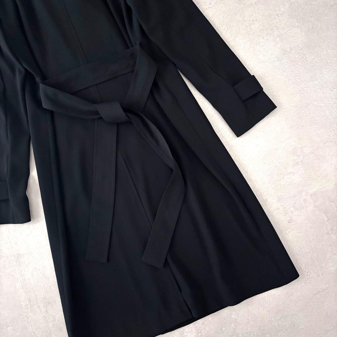 極美品 Theory OAKLANE WS ラップデザイン トレンチコート P