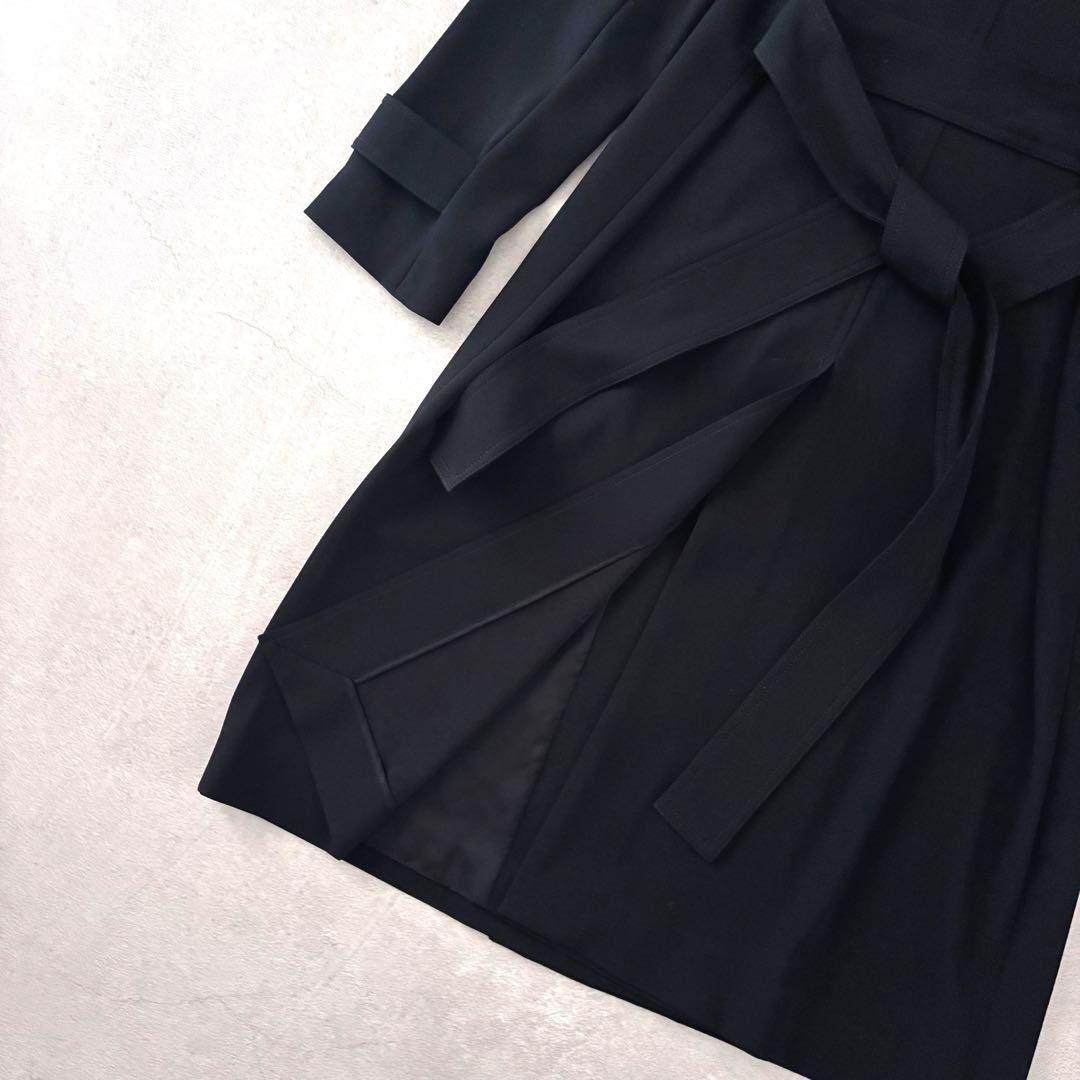 極美品 Theory OAKLANE WS ラップデザイン トレンチコート P