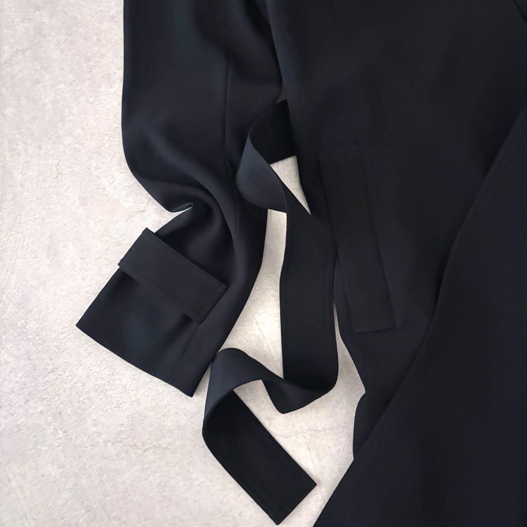 極美品 Theory OAKLANE WS ラップデザイン トレンチコート P