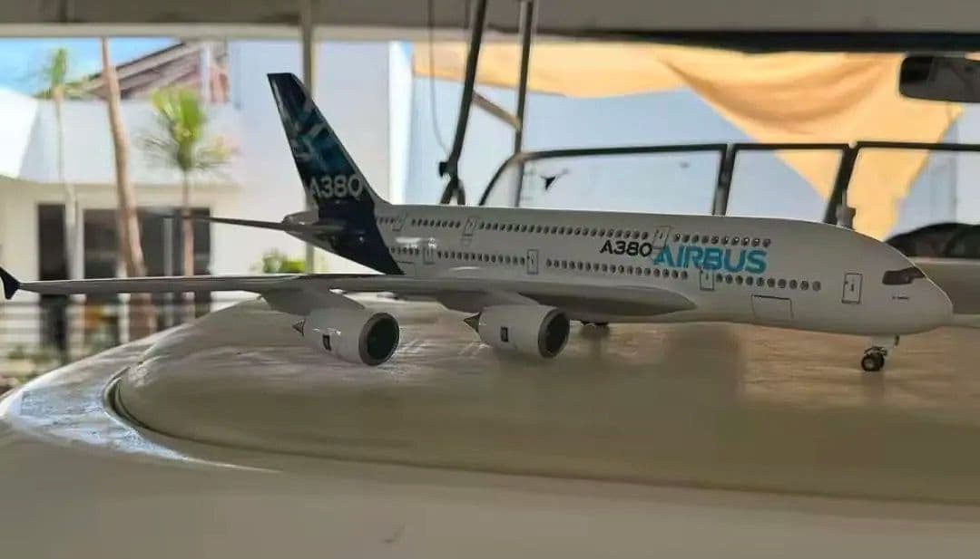 エアバス A380 1/160 大型 飛行機 模型 ハウスカラー