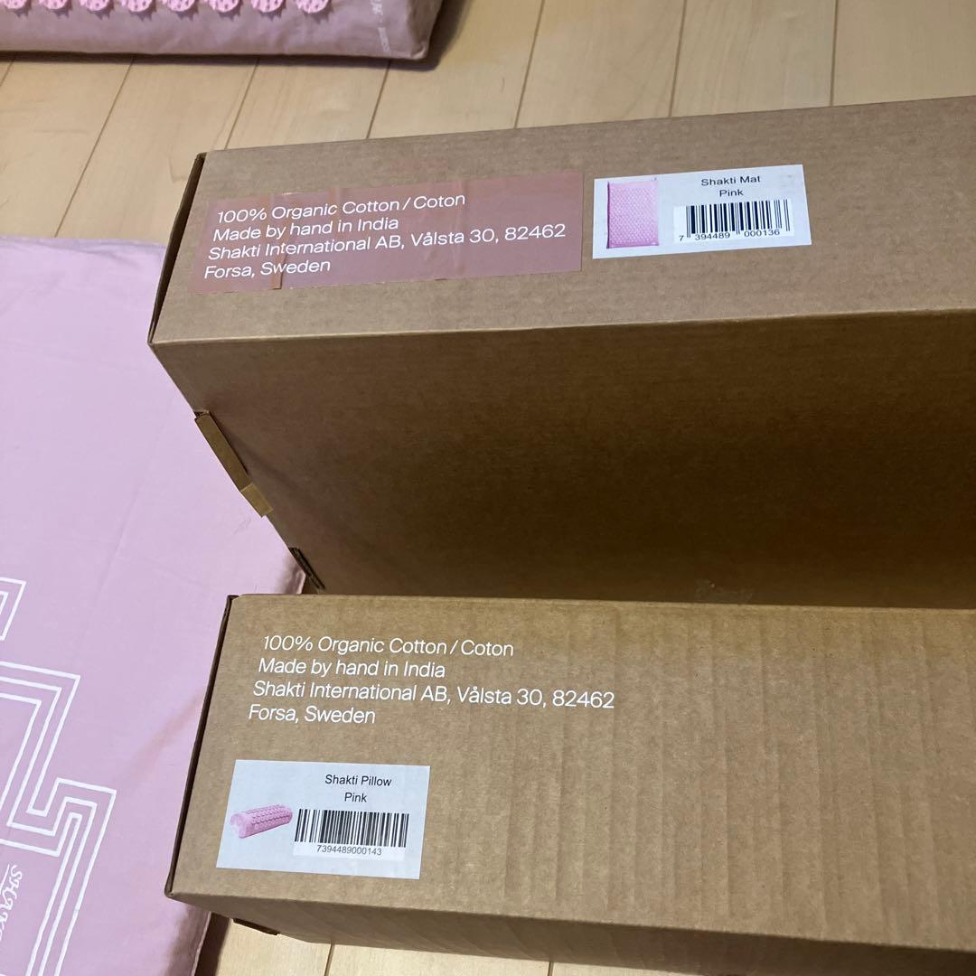 正規品　シャクティマット枕セットピンク