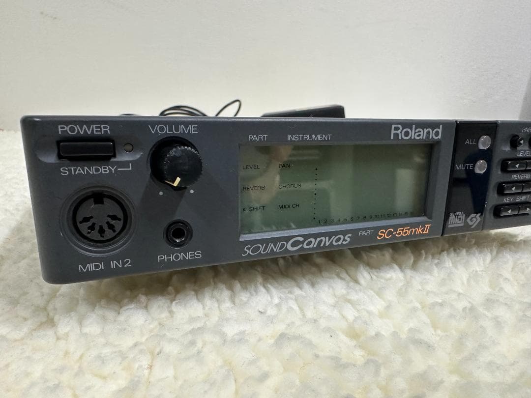 Roland SC-55mkII ハードウェア音源