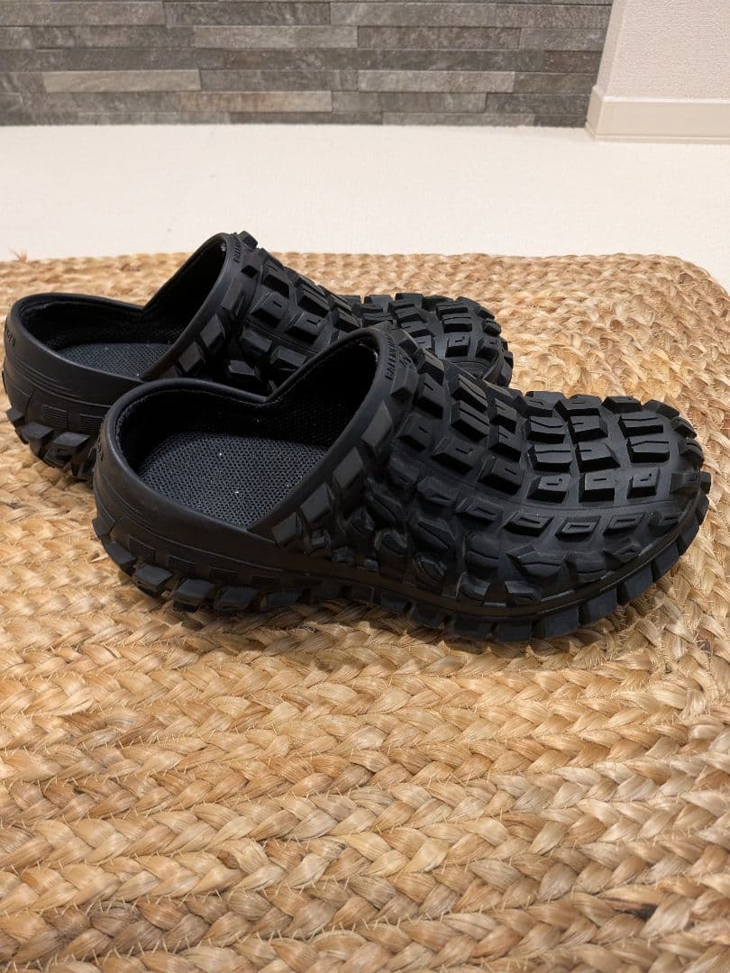 熊*認様 BALENCIAGA 23SS ディフェンダークロッグ サンダル 41