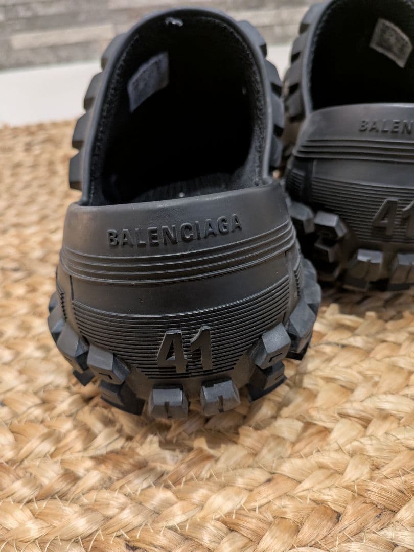 熊*認様 BALENCIAGA 23SS ディフェンダークロッグ サンダル 41