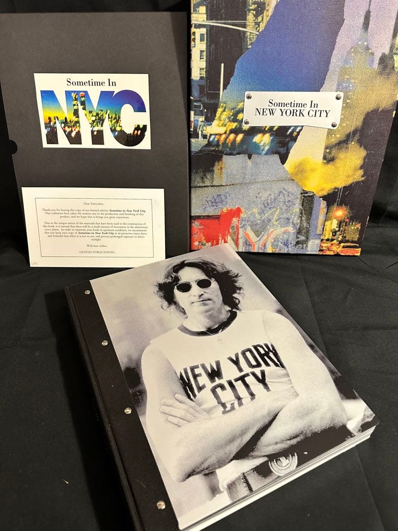 【限定豪華本・直筆サイン入】Sometime In NEW YORK CITY