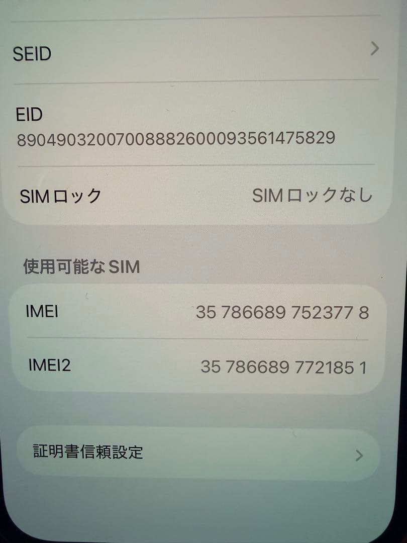 iPhone13Pro シエラブルー 128G 箱無し