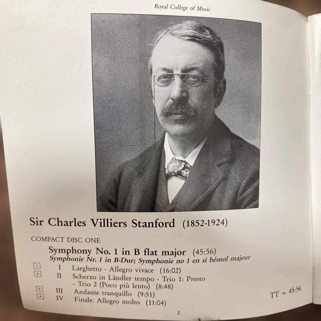 購入不可　スタンフォード交響曲全集 1-7番4CD ハンドリー指揮アルスター管