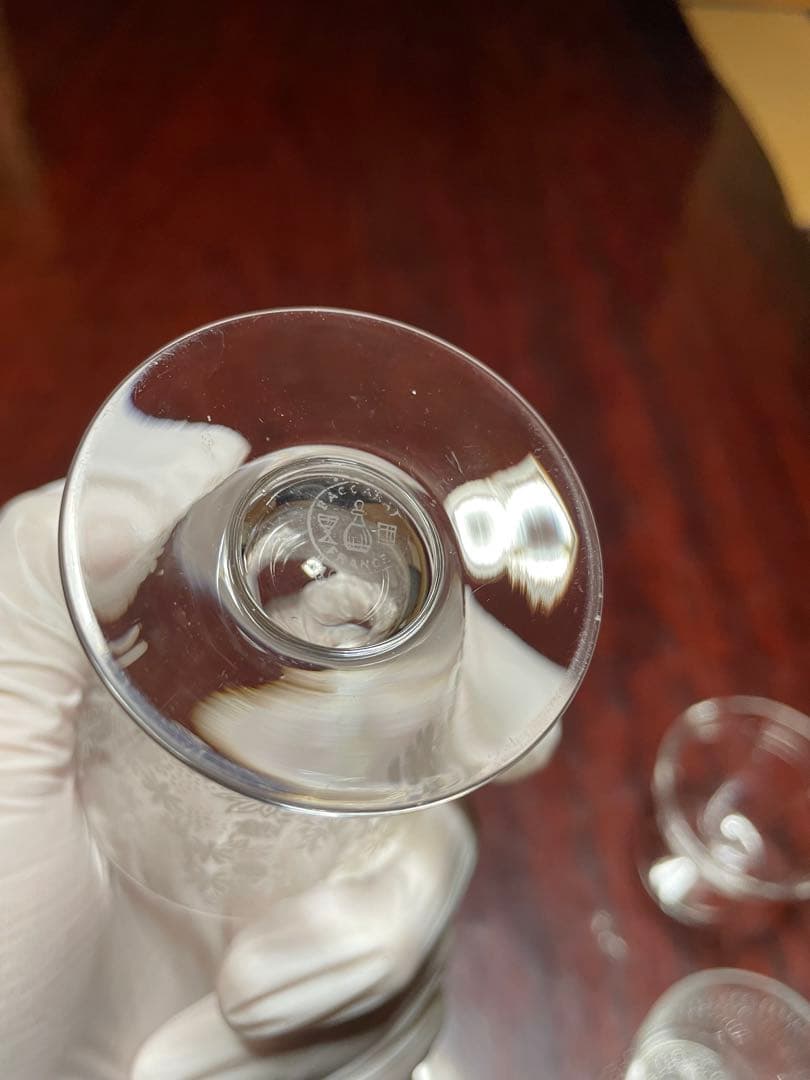 【オールドバカラ】リキュールグラス5個セット【美品】アンティーク　ローハン