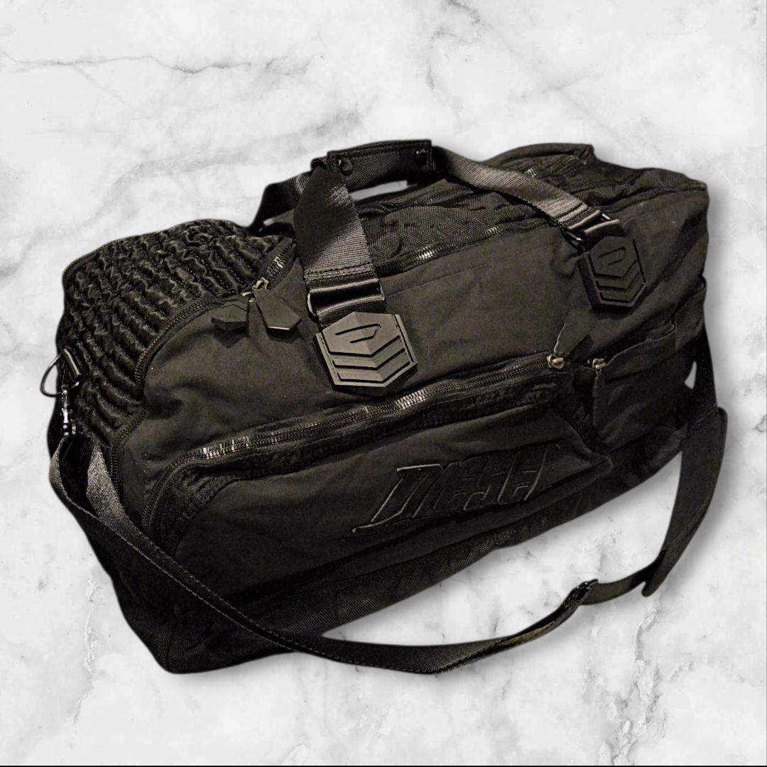 【もも】✨美品✨ディーゼル ボストンバッグ ブラック 大容量 2way