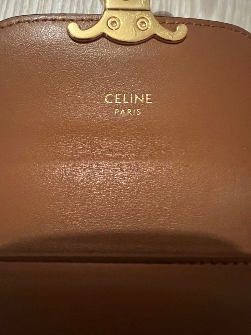 本日限定価格☆セリーヌ 三つ折り財布トリオンフ スモールフラップウォレット