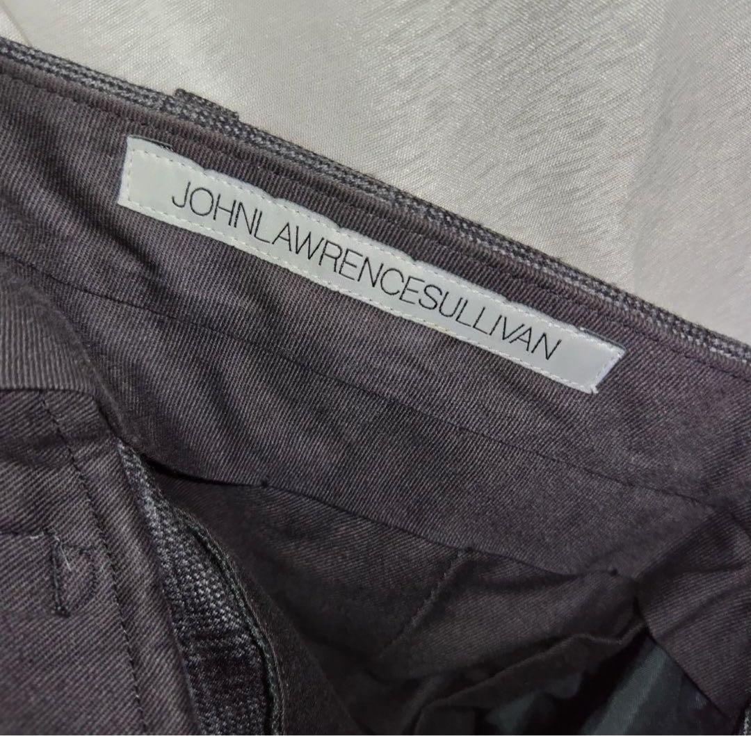 JOHN LAURENCE SULLIVAN グレー系チェック柄スーツ　38