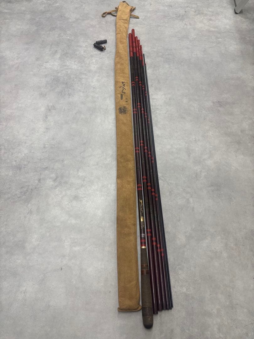 がまへら　MARK II 硬調　21尺　ヘラブナ竿　ケース付き