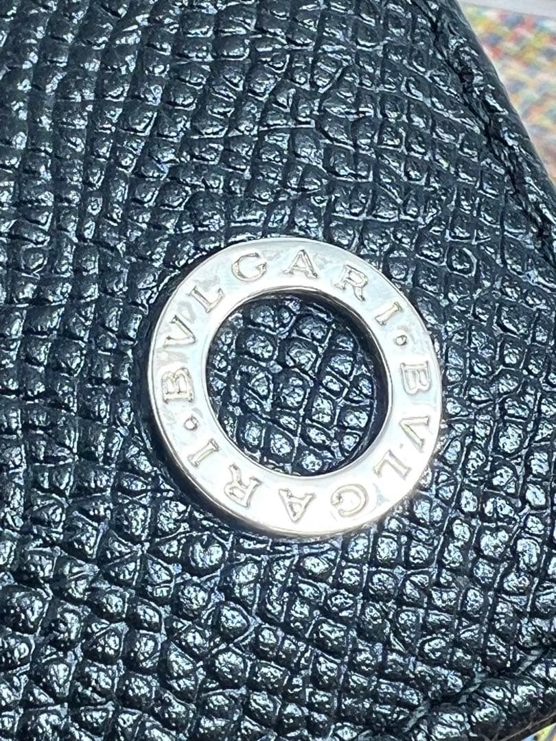 ✨極美品✨BVLGARIブルガリ　マネークリップ　ブルガリマン　札入れ　レザー