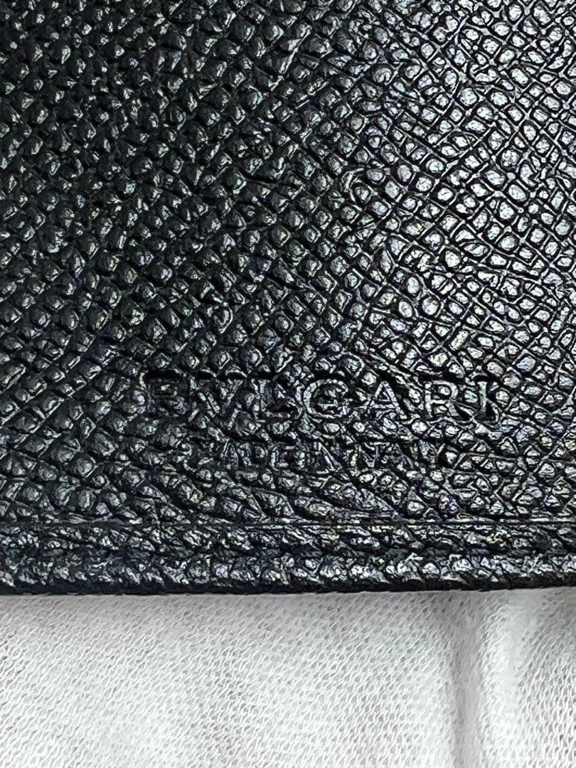 ✨極美品✨BVLGARIブルガリ　マネークリップ　ブルガリマン　札入れ　レザー