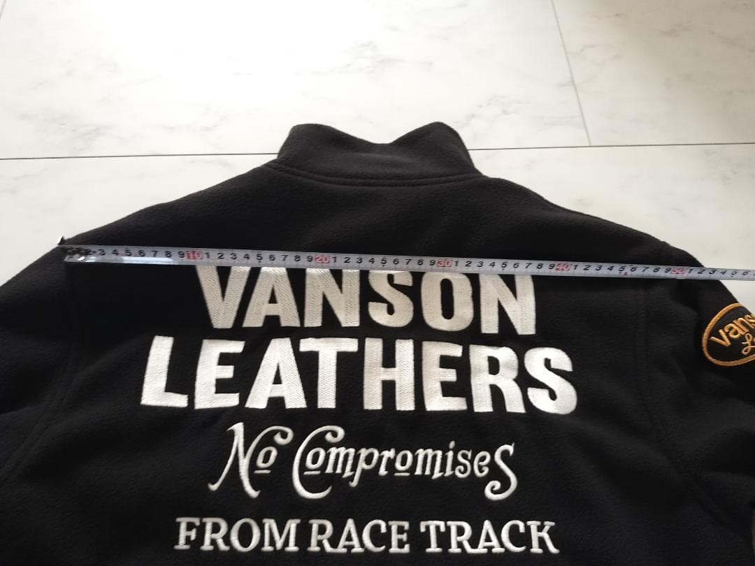 VANSON バンソン　フリース ジャケット タグ　プロテクター付き　XL