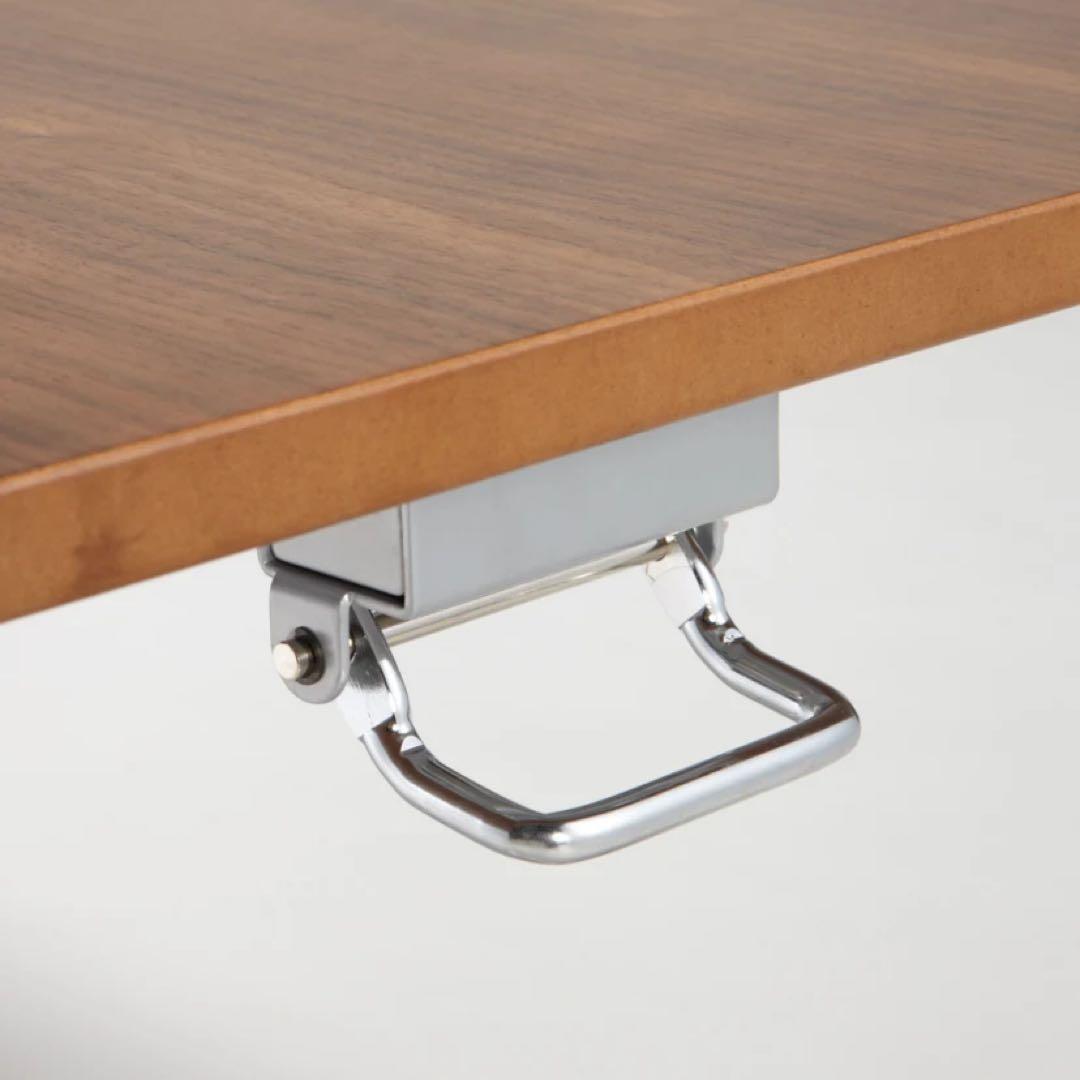 【再値下げ】dinos ガラス 二重天板昇降式リフティングテーブル ホワイト