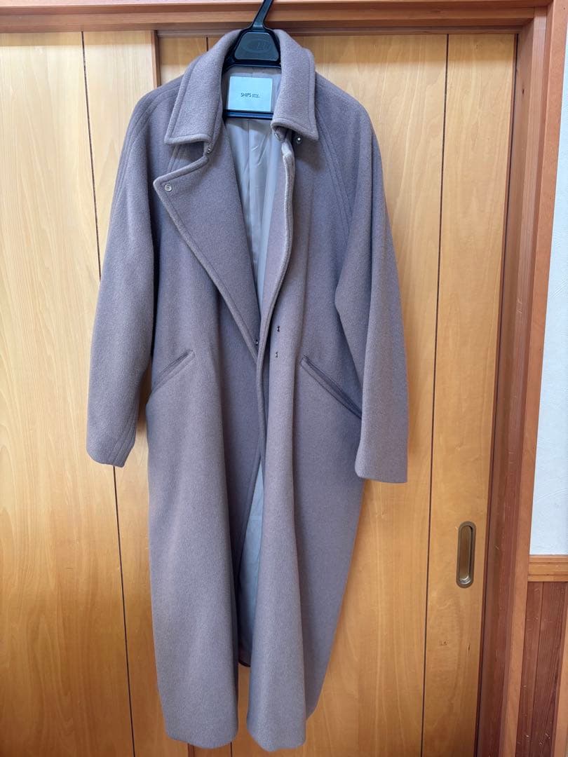 ステンカラーコート バルマカーンコクーン　SHIPS any