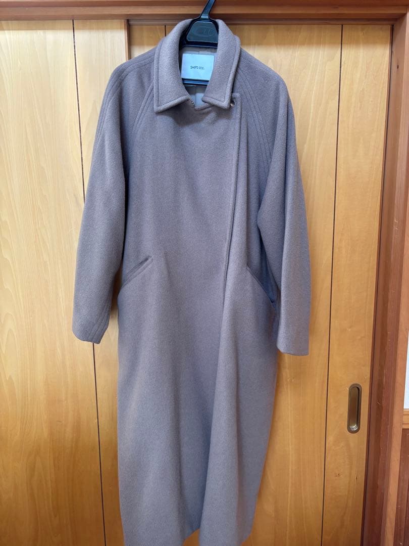 ステンカラーコート バルマカーンコクーン　SHIPS any