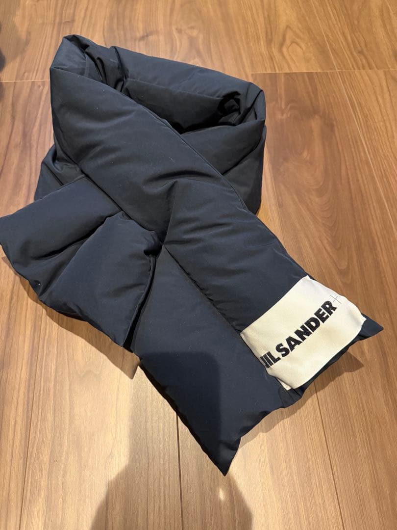 JIL SANDER ネイビー マフラー