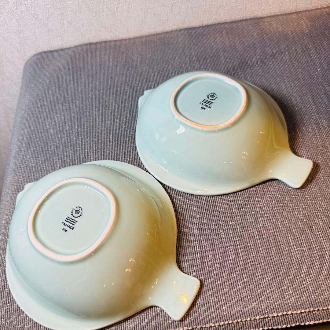 ロイヤル　コペンハーゲン　フィッシュ皿 4枚セット