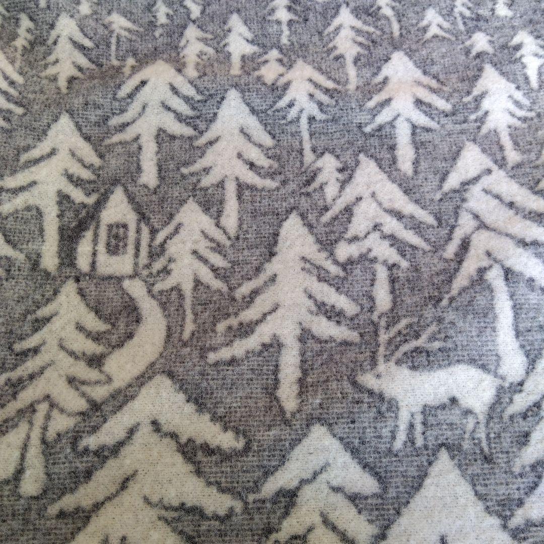 KLIPPAN✕mina perhonen 　ウールブランケット　グレー