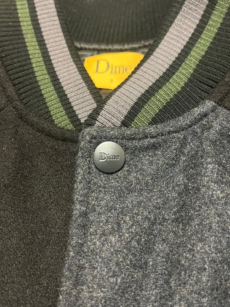 【Dime】ダイム ウールジャケット スタジャン 美品 サイズS 短丈 ワイド