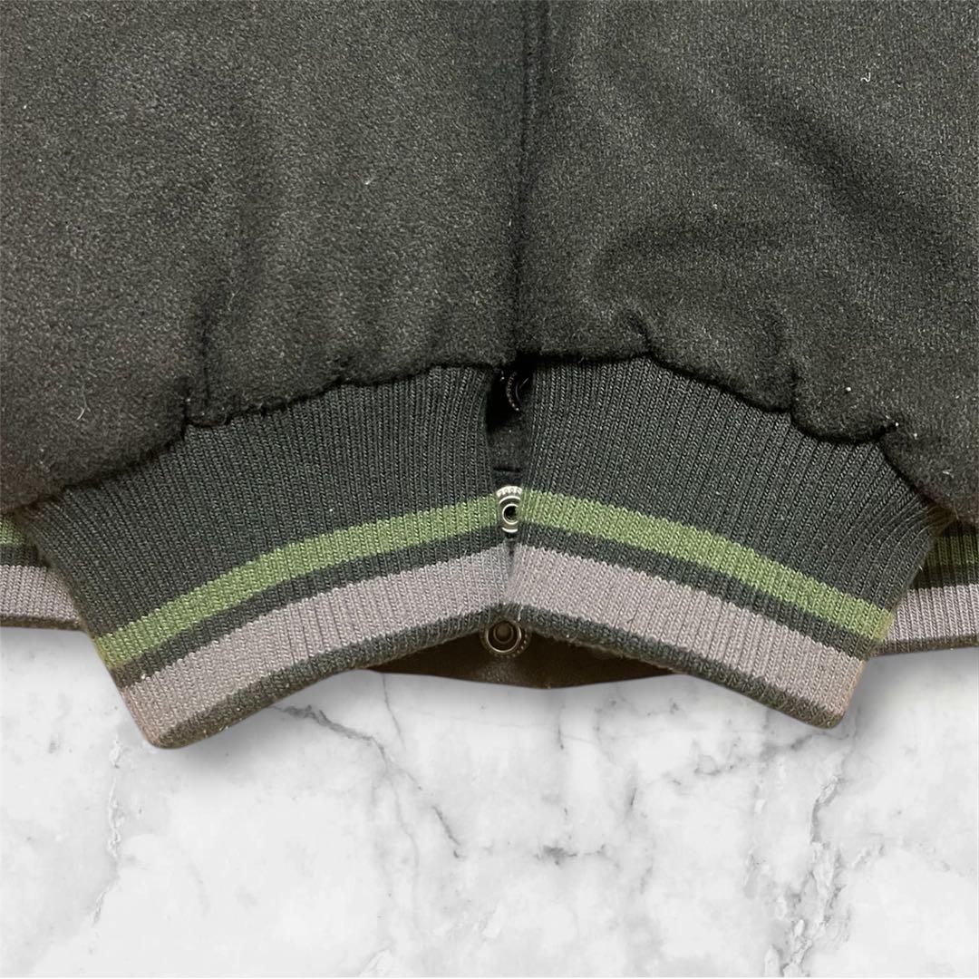 【Dime】ダイム ウールジャケット スタジャン 美品 サイズS 短丈 ワイド