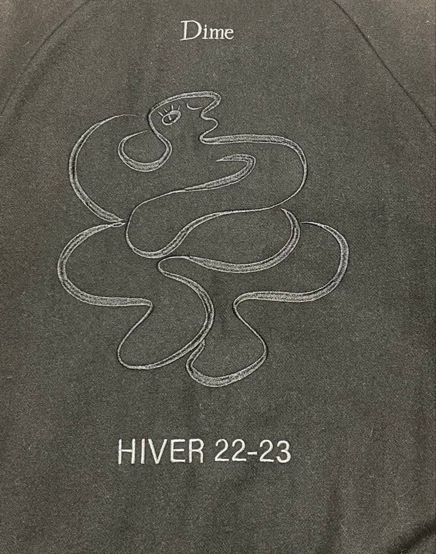 【Dime】ダイム ウールジャケット スタジャン 美品 サイズS 短丈 ワイド