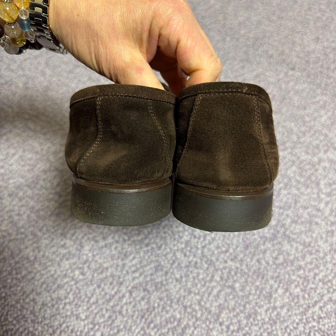 A*I様 HERMES ダークブラウン スエード ローファー超美品42