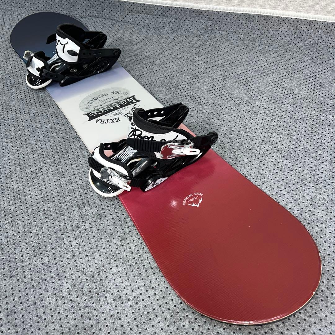 ５回使用 キッズスノーボード 130cm SPOON×バイン×ダイヤルブーツ