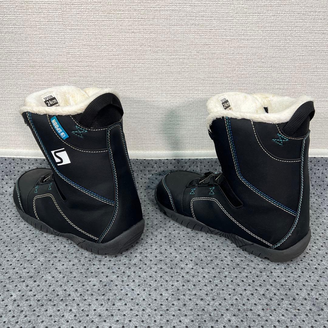 ５回使用 キッズスノーボード 130cm SPOON×バイン×ダイヤルブーツ