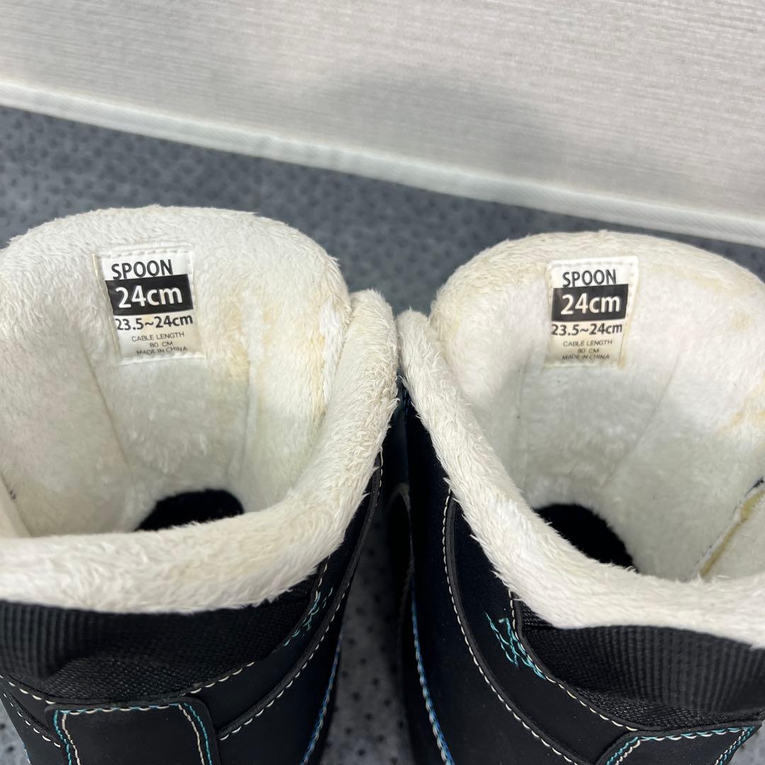 ５回使用 キッズスノーボード 130cm SPOON×バイン×ダイヤルブーツ