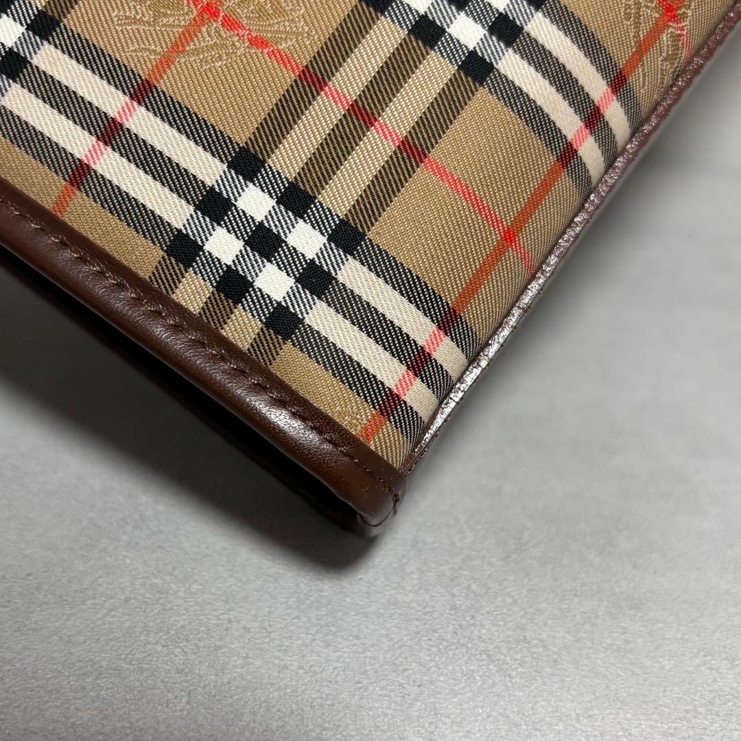 極美品✨BURBERRY'S クラッチバッグ ノバチェック ベージュ ホースロゴ