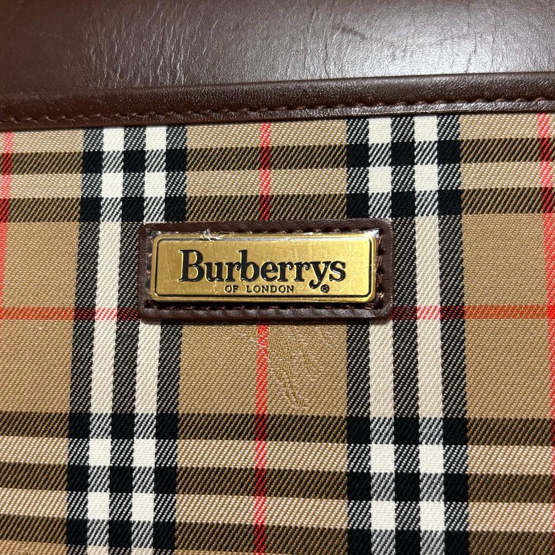 極美品✨BURBERRY'S クラッチバッグ ノバチェック ベージュ ホースロゴ