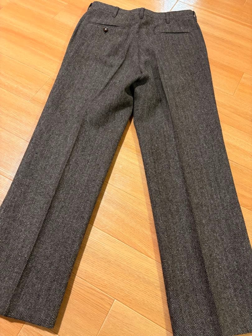 ヴァンジャケット　ウールツイード　ヘリンボーン　トラウザーズ　78