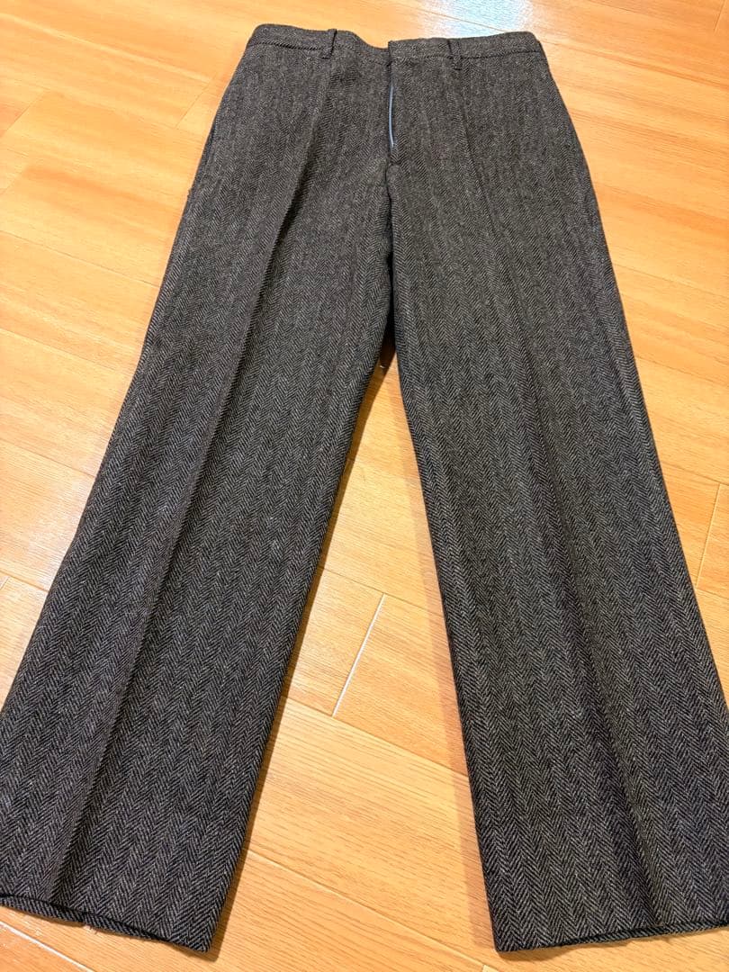 ヴァンジャケット　ウールツイード　ヘリンボーン　トラウザーズ　78