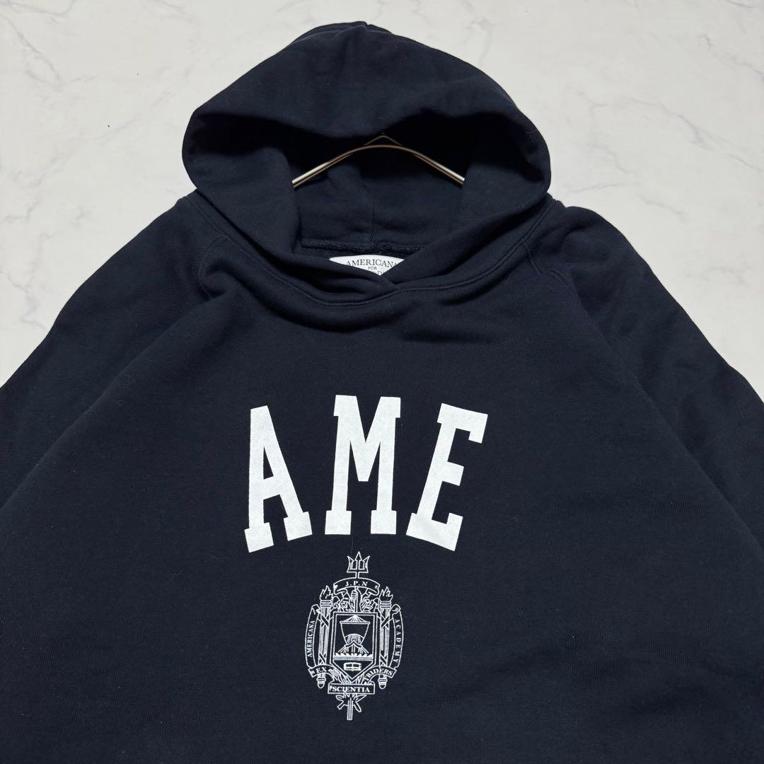 美品 Americana×MICA&DEAL 10周年 ロゴパーカー ネイビー