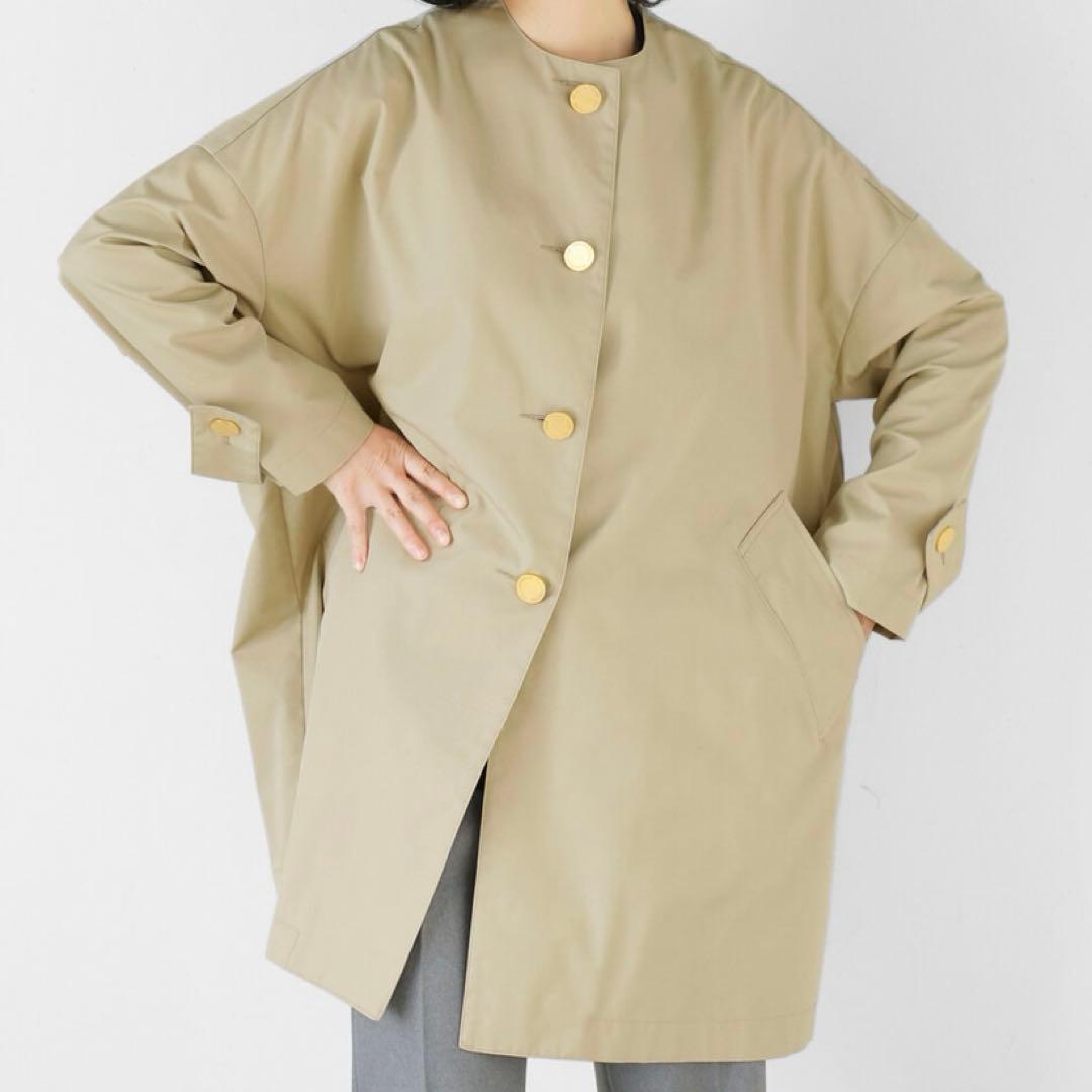 TRADITIONAL WEATHERWEAR MALTON ノーカラーコート