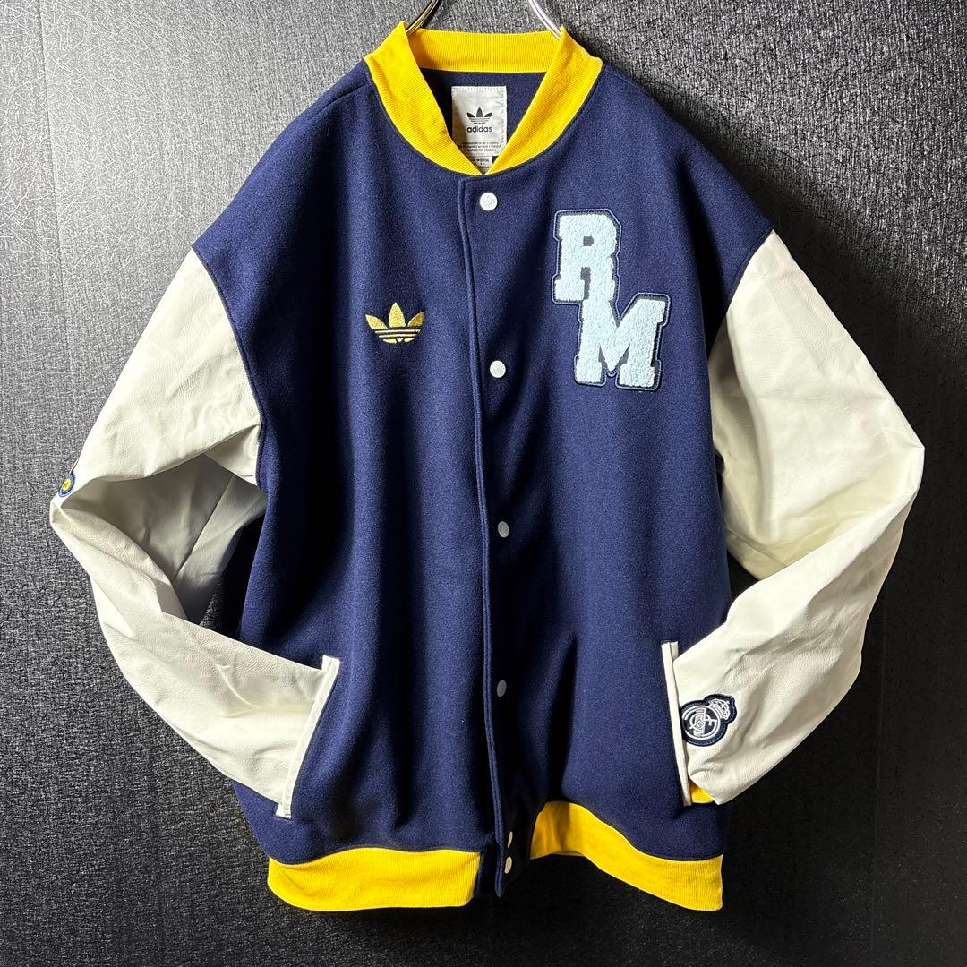【レアル・マドリード】 adidas 古着 アウター スタジャン 3XL ★希少