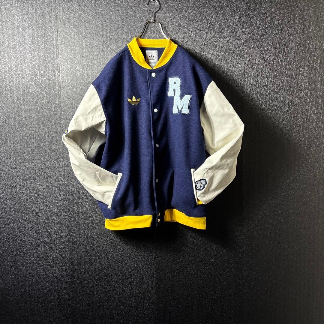 【レアル・マドリード】 adidas 古着 アウター スタジャン 3XL ★希少