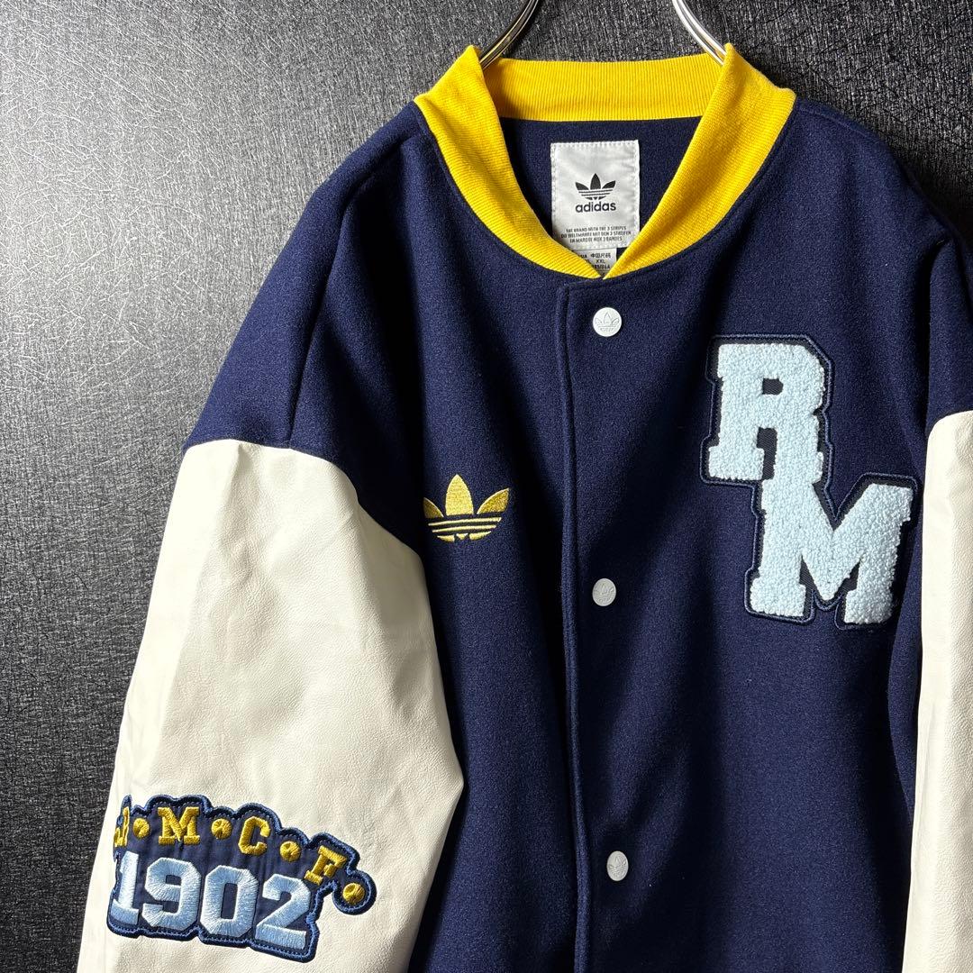 【レアル・マドリード】 adidas 古着 アウター スタジャン 3XL ★希少