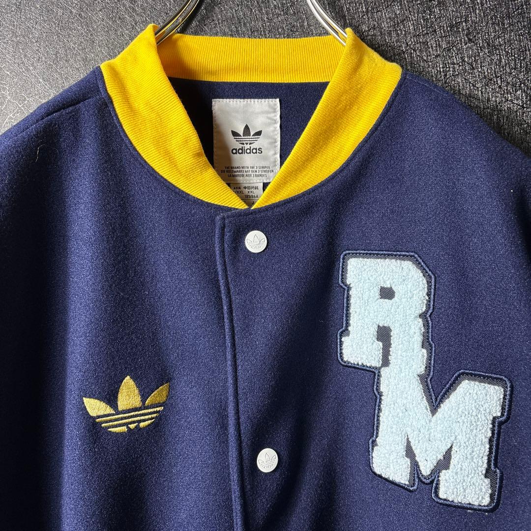【レアル・マドリード】 adidas 古着 アウター スタジャン 3XL ★希少