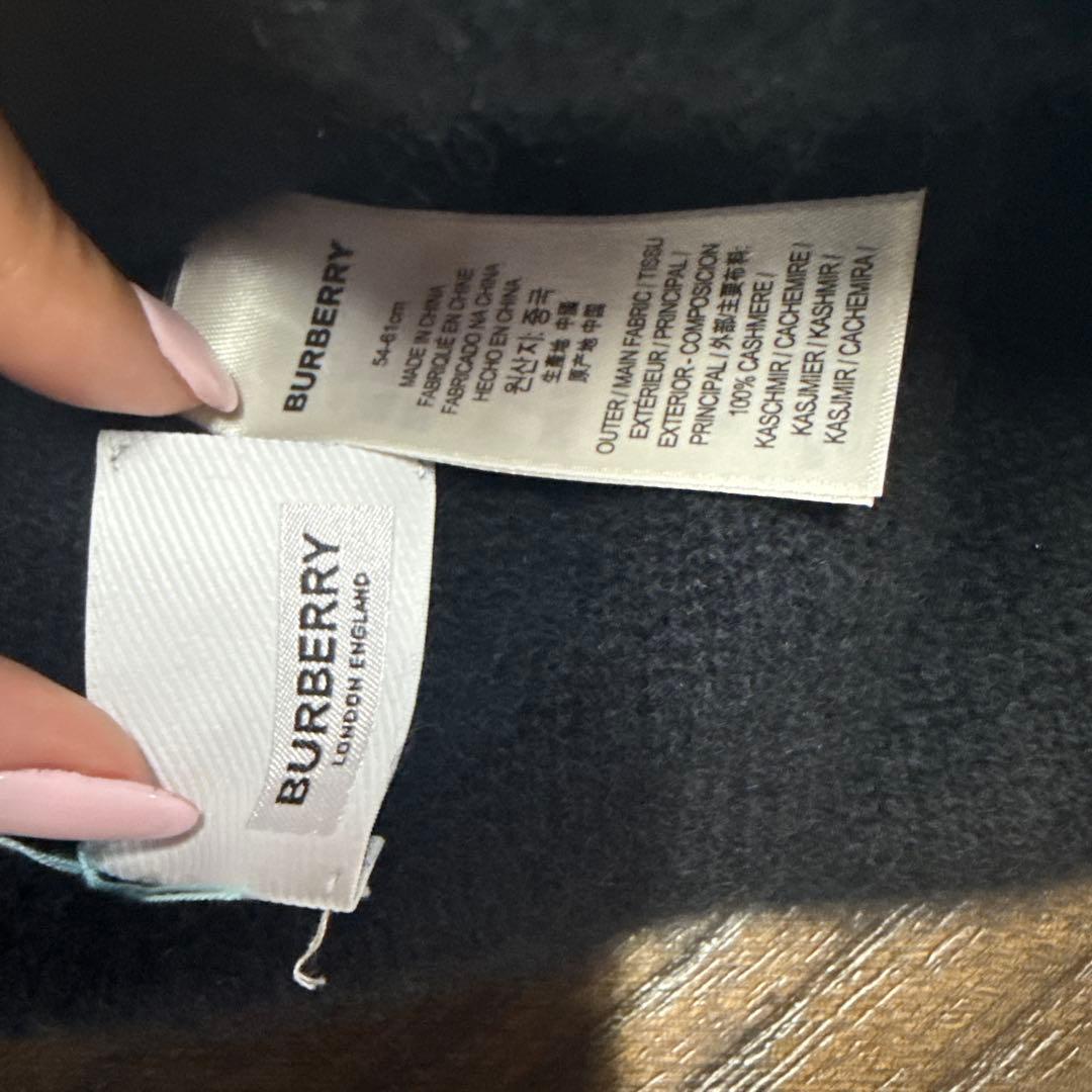 BURBERRY ロゴ ニット帽 ビーニー