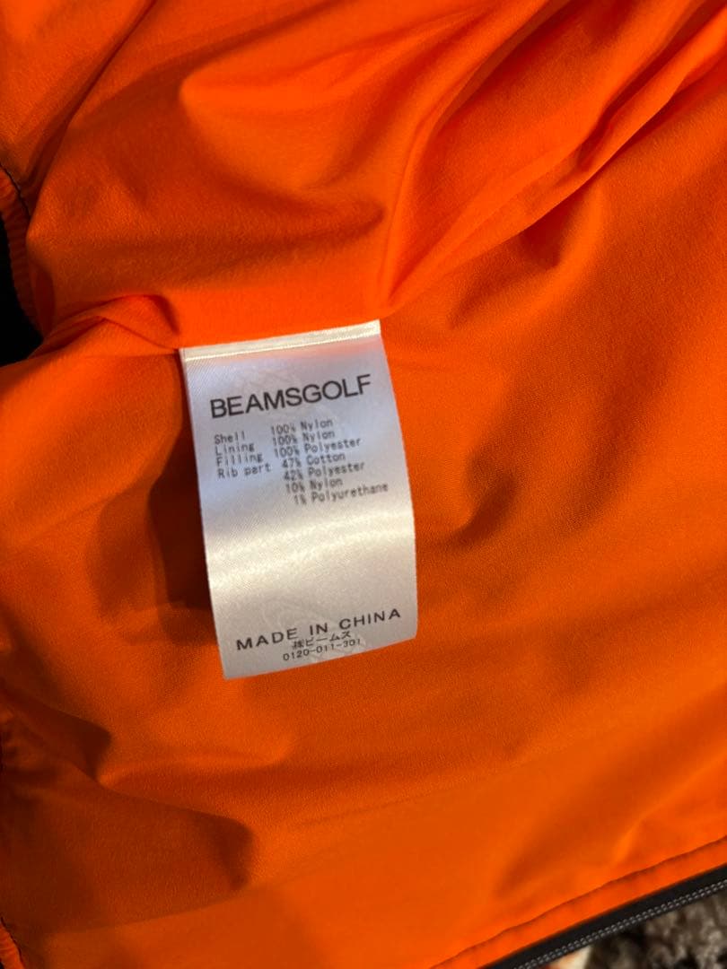 Beams Golf ブラック MA-1 ブルゾン