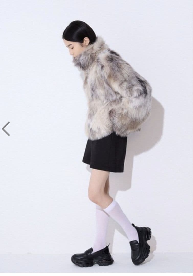 新品　JEANASIS　MIXカラーファーブルゾン