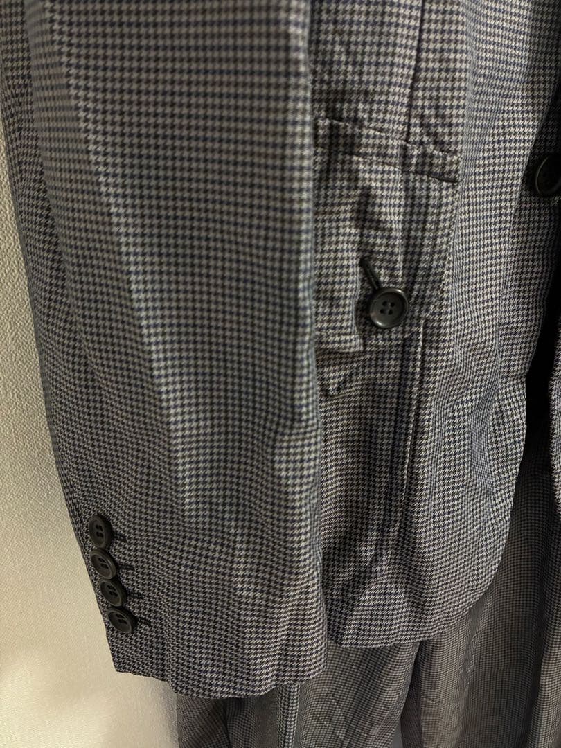 T*K様 コムデギャルソンHOMME DEUX ポリ縮チェック柄 セットアップ