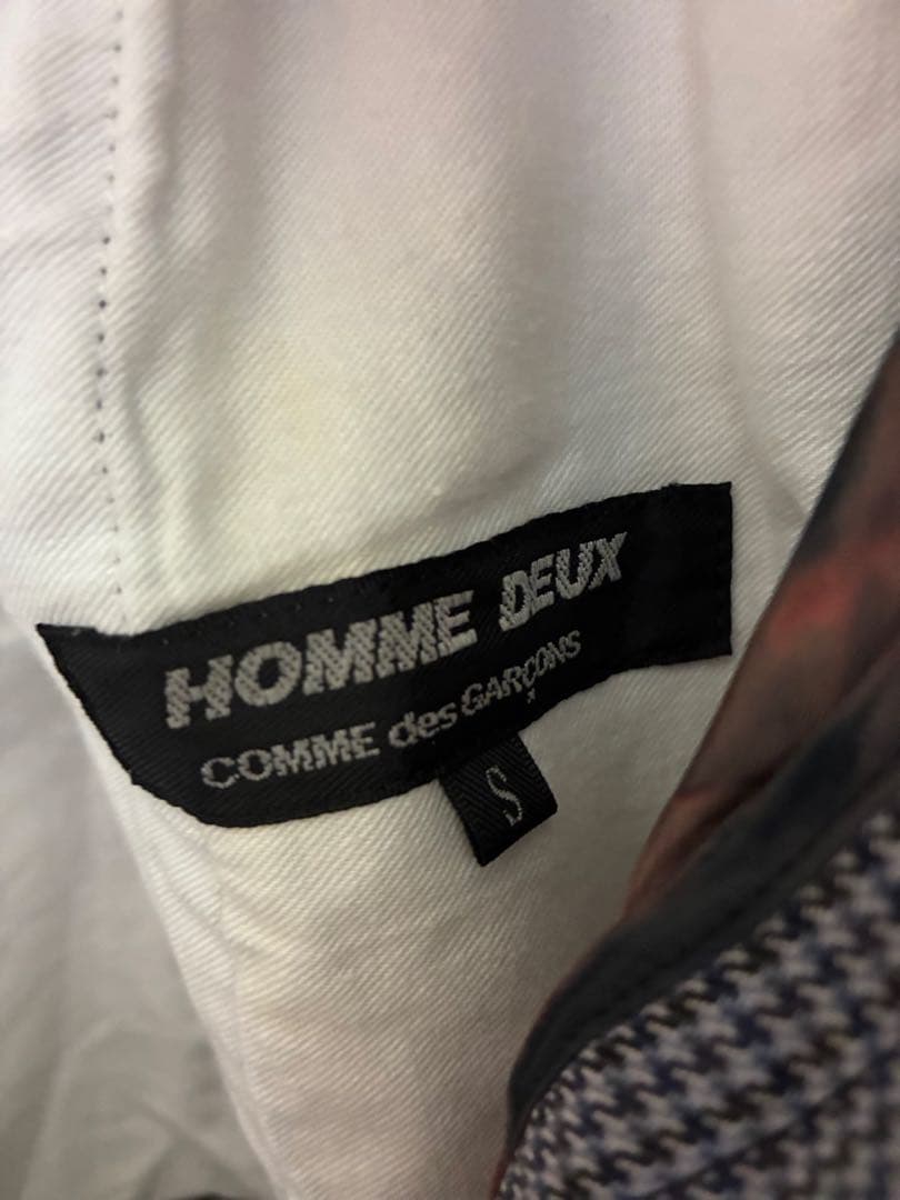 T*K様 コムデギャルソンHOMME DEUX ポリ縮チェック柄 セットアップ